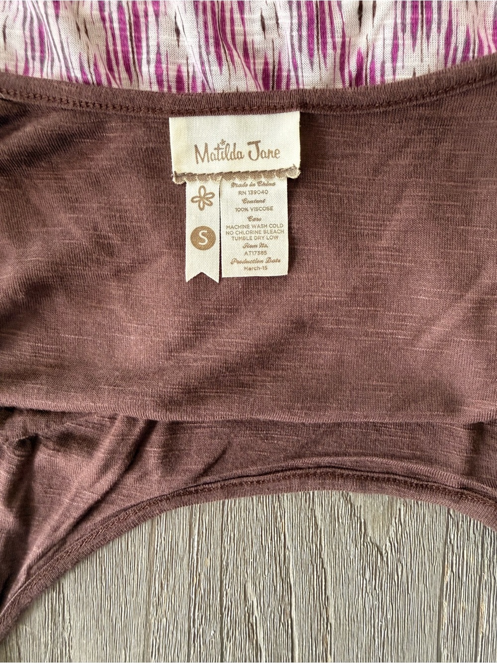 Matilda Jane Women’s Boho Tank Top Ikat Block Print Size S - Picture 3 of 5